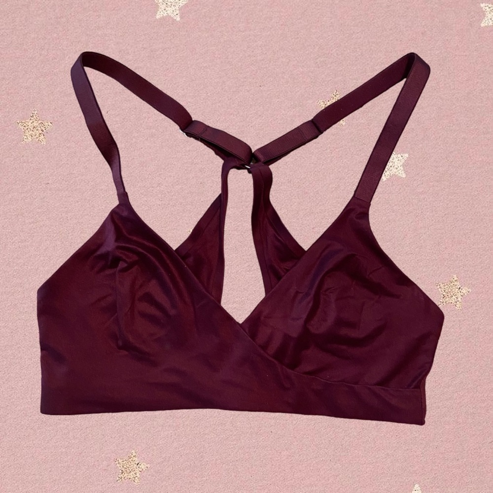 NWOT American Eagle Aerie Maroon Sunnis Bralette Bustier